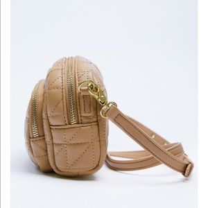 Zara quilted mini crossbody bag